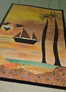 Landscape Done On A3 Ivory Sheet