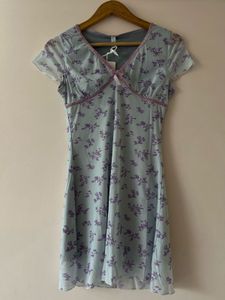 Floral Print Mini Dress