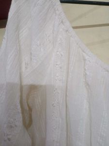 Chic White Off-Shoulder Blouse