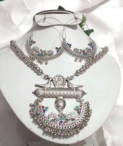 Silver Polish Afghani Jwellery