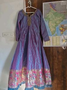 Beautiful Purple Long Gown