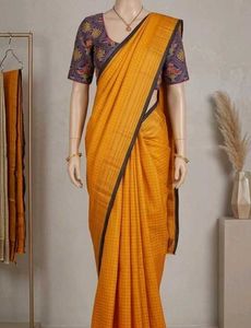 Stylish saree with designer blouse