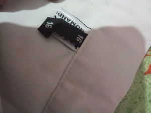 Pleated White Mini Skirt