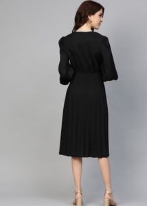 plusS new Black Midi Dress