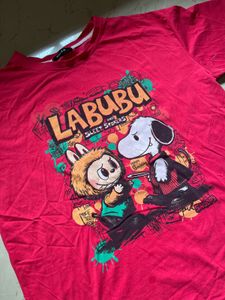 Vibrant Pink Graphic T-Shirt