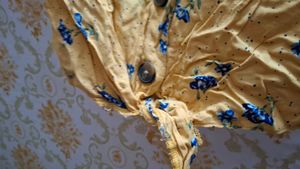 BUY 1GET 1 FREE yellow top with floral design