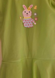 Cute Green Bunny Swimsuit for girls