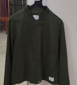 Olive Green Bomber Jacket