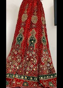 Red Bridal Lehenga