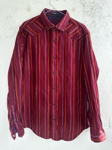 Men's Striped reversable Casual Shirt