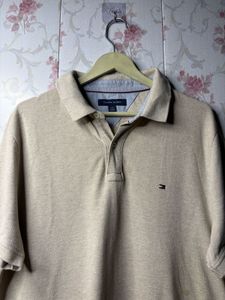 Tommy Hilfiger Beige Polo Shirt