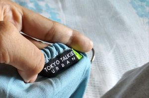 Tokyo talkies blue crop top