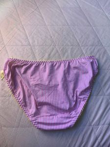 Cute Pink Striped Briefs with Bows
