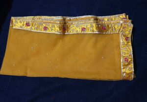 Golden Embroidered Lehenga Choli Set