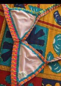 Vibrant Crochet Bikini Top