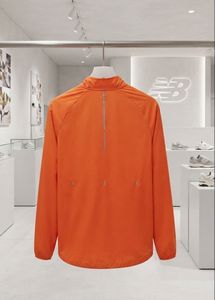 New Balance Orange Windbreaker Jacket