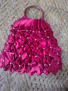 Elegant Beaded Clutch Bag