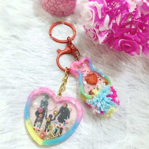 Cute Resin shaker Keychain