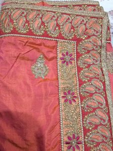 Elegant Embroidered Saree