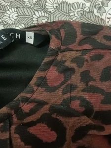 Animal Print Sleeveless Dress