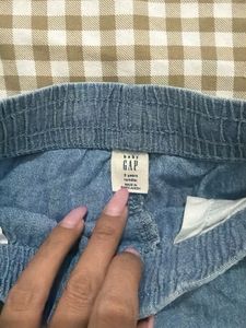 Light Blue Denim Shorts
