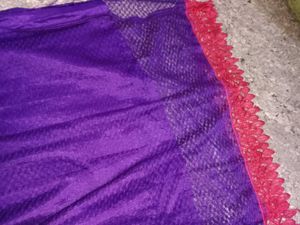 Purple Embroidered Kurta