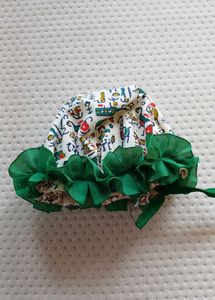 Adorable Baby Bonnet with Ruffles