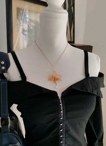 Off-Shoulder Black Top