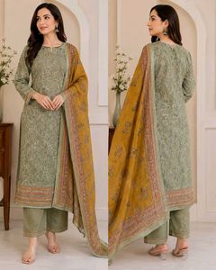 Elegant Printed Kurta Set with Dupatta