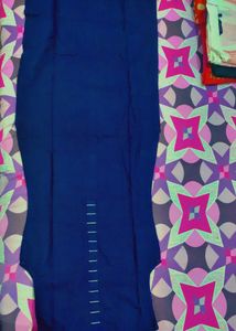 W Navy Blue Kurta