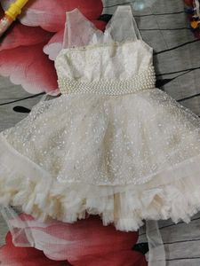 A kids party wear frock