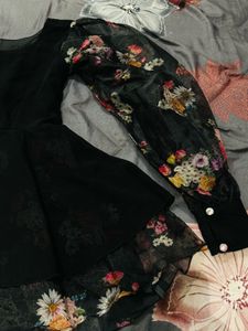 Black Floral Dress