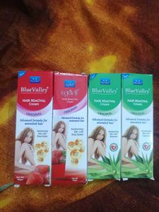 combo pack 4 Blue Valley Hair Removal Cream Set