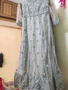Heavy Work Semi Bridal Gown Without Dupatta