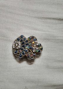 Stunning Peacock Brooch