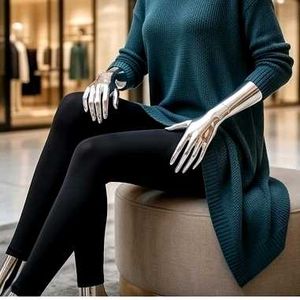 Stylish Leggings In Black Color