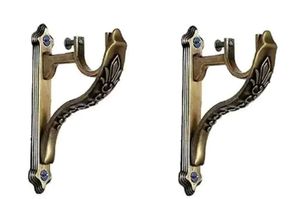 curtain holders 2 pair set with  holder stand