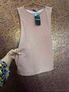 Shein Sleeveless Back Cut-Out Top