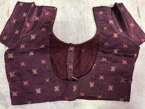 Beautiful Maroon Embroidered Saree
