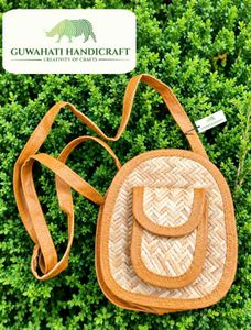 Handwoven Bamboo Crossbody Bag