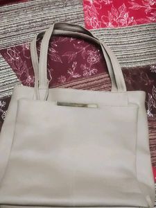 Stylish Light Beige Tote Bag