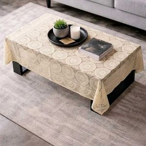 Cotton Net Embroidered Decorative Table Runner