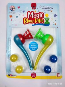 Magic Floating Blow Pipe Toy Game - 5+