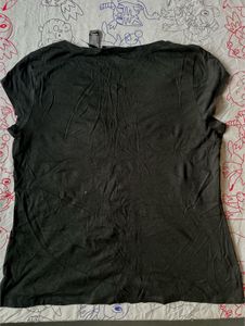 Basic Black V-Neck T-Shirt