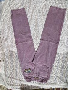 Lavender Relaxed Fit Denim Jeans