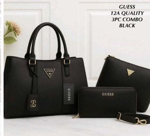 GUESS12A QUALITY 3PC COMBO  HANDBAG WITHOUT BOX