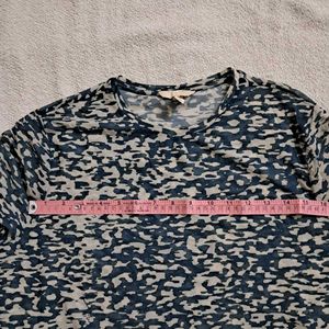 Y2k Vintage Printed Boxy Mesh Top