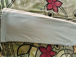 Light Blue Wide Leg Track Pants