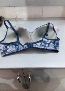 Floral Print Padded Bra