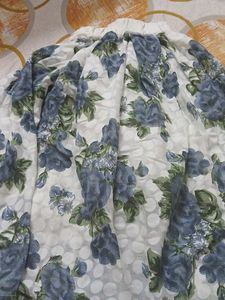 Boho Floral Print Midi Skirt